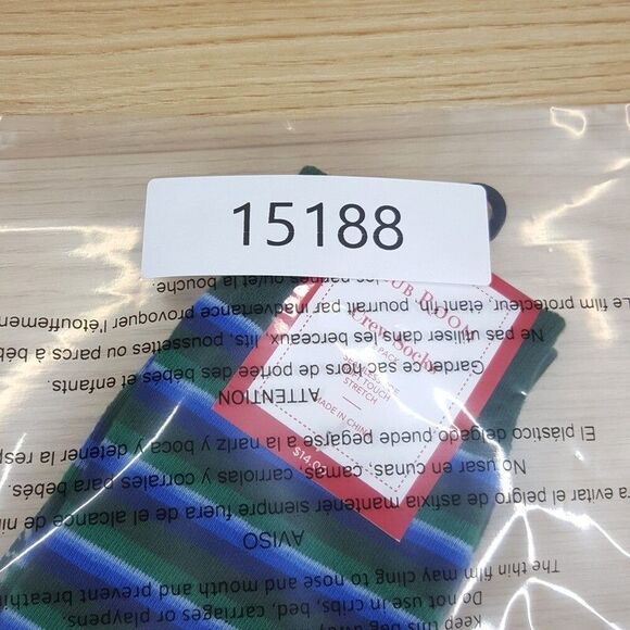 CLUB ROOM Crew Socks Mens Green 2-Pack Fair Isle Stripe Seamless Soft Touch - Picture 6 of 6